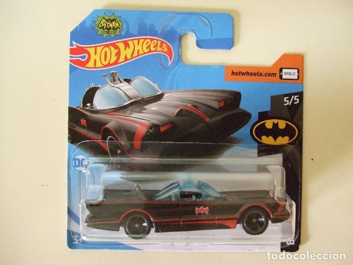 Carros em escala Hot Wheels: TV SERIES BATMOBILE BATM&Oacute;VIL - HOT WHEELS MATTEL BATMAN 5/5 2018 DC COMICS ESCALA 1:64 COCHE