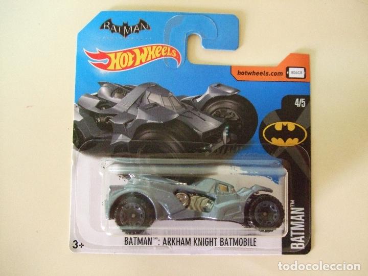 Voitures miniatures Hot Wheels: BATMAN ARKHAM KNIGHT BATMOBILE BATM&Oacute;VIL - HOT WHEELS MATTEL DC COMICS 4/5 2017 - COCHE 1:64 GRIS