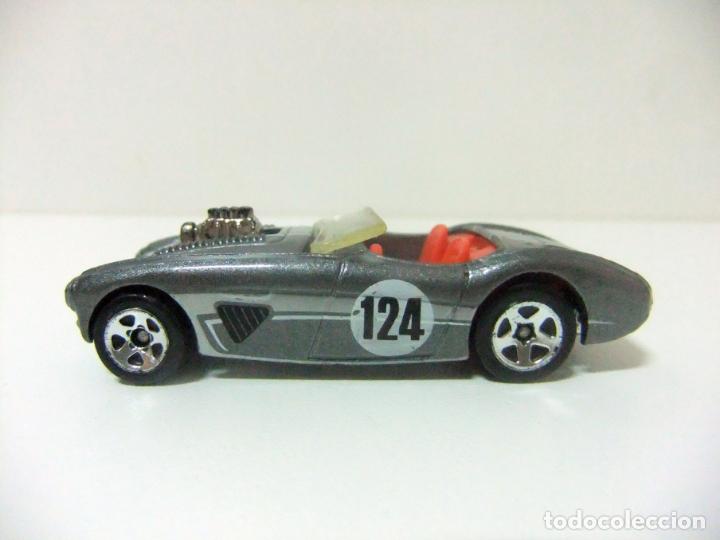Carros em escala Hot Wheels: AUSTIN HEALEY - HOT WHEELS &copy; 2000 MATTEL ESCALA 1:64 APROX. - COCHE JUGUETE AUTOM&Oacute;VIL DESCAPOTABLE