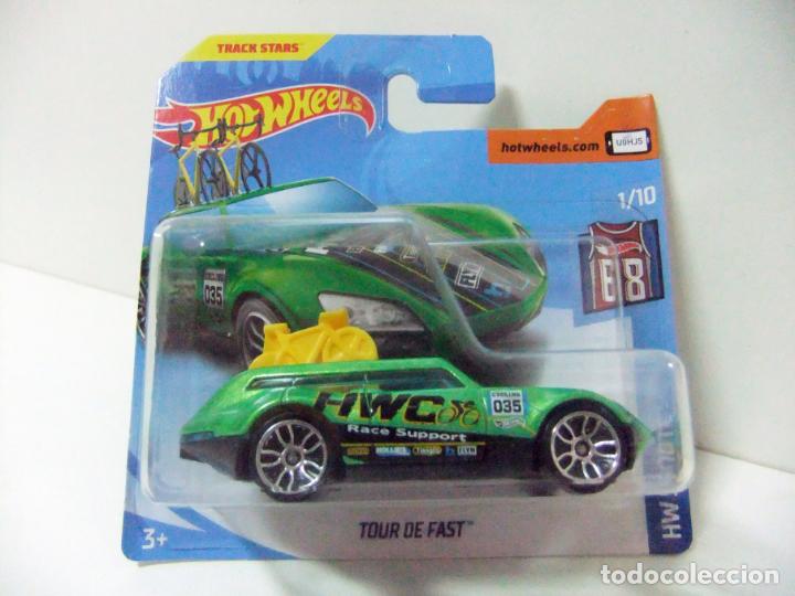 Carros em escala Hot Wheels: TOUR DE FAST - HOT WHEELS MATTEL HW SPORTS 2018 - ESCALA 1:64 COCHE BICICLETA CICLISMO TRACK STARS