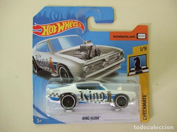 Carros em escala Hot Wheels: KING KUDA - HOT WHEELS MATTEL HW CHECKMATE 2018 ESCALA 1:64 - COCHE MINIATURA AUTOM&Oacute;VIL REY AJEDREZ