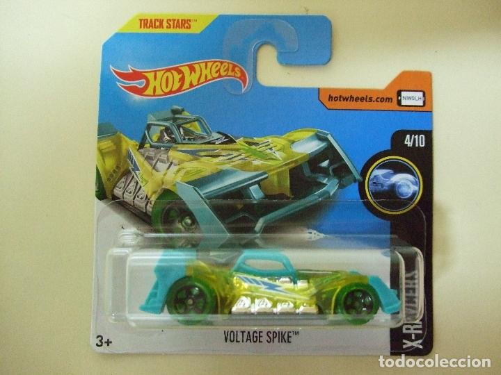 Carros em escala Hot Wheels: VOLTAGE SPIKE - HOT WHEELS MATTEL HW X-RAYCERS 2017 ESCALA 1:64 - COCHE AUTOM&Oacute;VIL TRACK STARS
