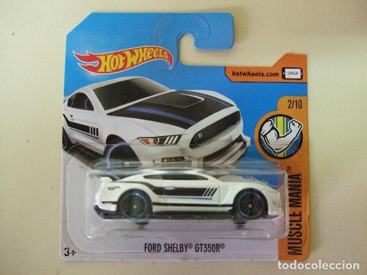 Carros em escala Hot Wheels: FORD SHELBY GT350R - HOT WHEELS MATTEL HW MUSCLE MANIA 2017 COCHE 1:64 AUTO MUSTANG GT 350R 350 CAR