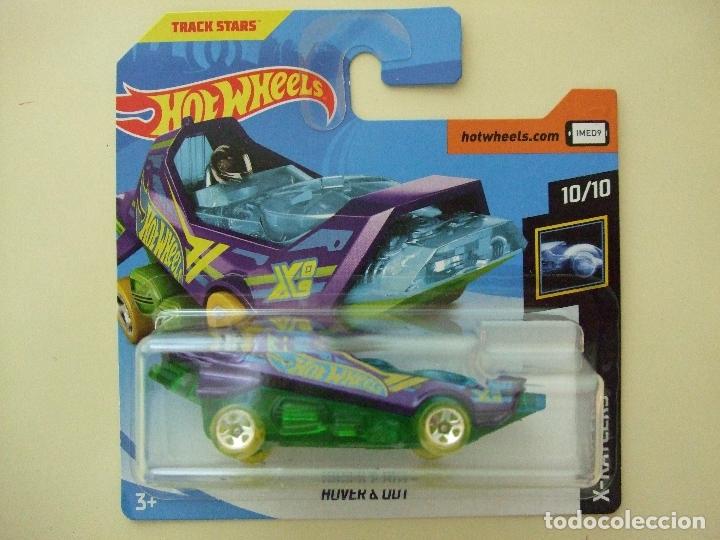 Carros em escala Hot Wheels: HOVER & OUT - HOT WHEELS MATTEL HW X-RAYCERS 2018 ESCALA 1:64 - COCHE AUTOM&Oacute;VIL TRACK STARS