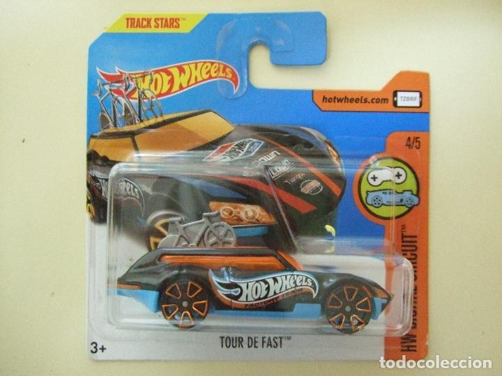 Carros em escala Hot Wheels: TOUR DE FAST - HOT WHEELS HW DIGITAL CIRCUIT 2017 - ESCALA 1:64 COCHE BICICLETA CICLISMO TRACK STARS
