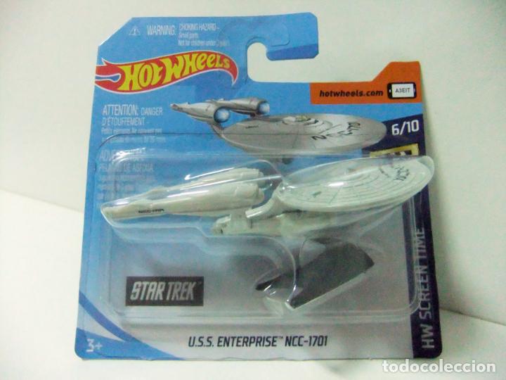 Model cars Hot Wheels: U.S.S. ENTERPRISE NCC-1701 STAR TREK HOT WHEELS HW SCREEN TIME 2019 NAVE ESPACIAL ESPACIO JUGUETE