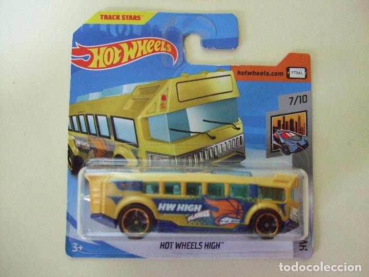 Carros em escala Hot Wheels: HOT WHEELS HIGH - HW METRO 2018 TRACK STARS - AUTOBUS BUS AUTOCAR AUTOM&Oacute;VIL TRANSPORTE COCHE