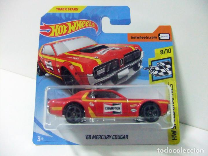 Model cars Hot Wheels: &acute;68 MERCURY COUGAR 1968 - HOT WHEELS HW SPEED GRAPHICS 2018 - ESCALA 1:64 - COCHE AUTO CHAMPION