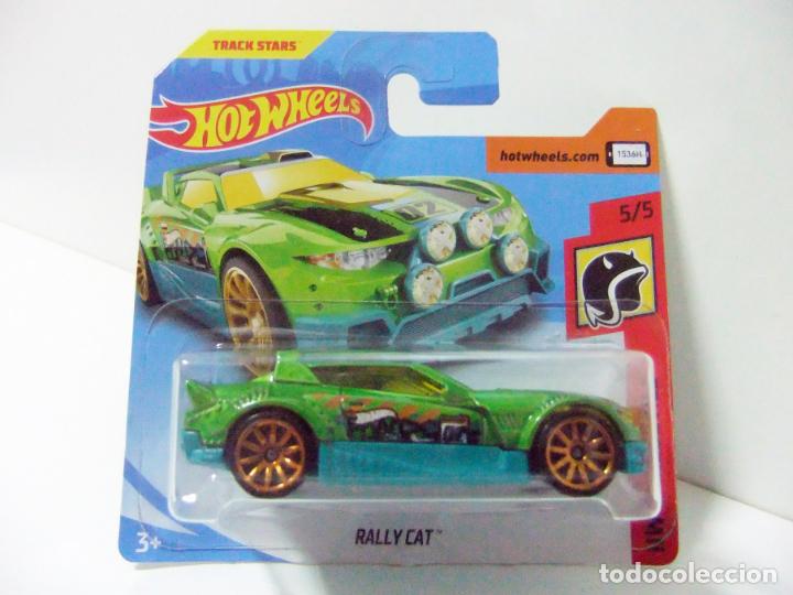 Model cars Hot Wheels: RALLY CAT - HOT WHEELS MATTEL HW DAREDEVILS 2018 - ESCALA 1:64 COCHE AUTOM&Oacute;VIL MINIATURA TRACK STARS