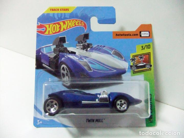 Auto in scala Hot Wheels: TWIN MILL - HOT WHEELS MATTEL HW EXOTICS 2018 ESCALA 1:64 COCHE AUTOM&Oacute;VIL TRACK STARS TIPO DRAGSTER