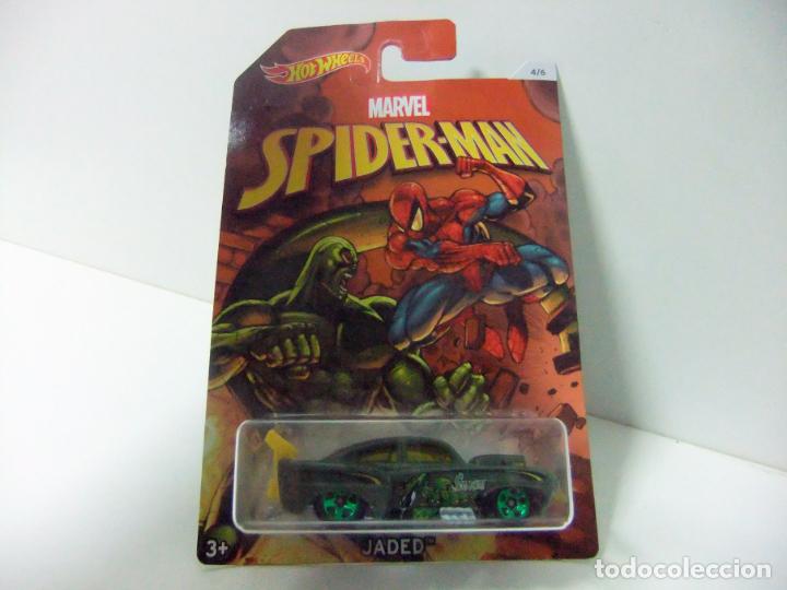 Auto in scala Hot Wheels: JADED - HOT WHEELS MATTEL MARVEL SPIDERMAN COMICS ESCALA 1:64 COCHE SPIDER-MAN