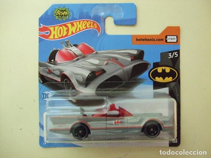 Carros em escala Hot Wheels: TV SERIES BATMOBILE BATM&Oacute;VIL - HOT WHEELS MATTEL BATMAN 3/5 2019 DC COMICS ESCALA 1:64 COCHE GRIS