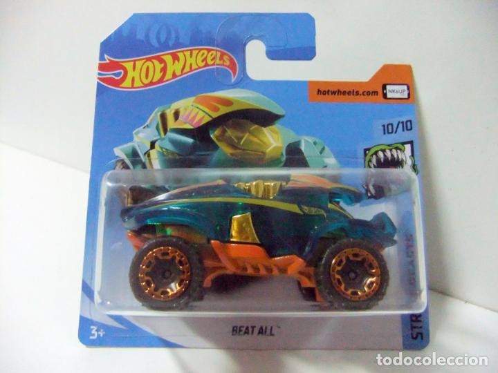 Carros em escala Hot Wheels: BEAT ALL - HOT WHEELS MATEL HW STREET BEASTS 2018 - COCHE JUGUETE MONSTRUO AUTOM&Oacute;VIL ANIMAL