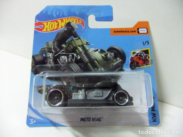 Carros em escala Hot Wheels: MOTO WING - HOT WHEELS MATTEL HW MOTO 2019 1/5 - ESCALA 1:64 MOTOCICLETA MINIATURA JUGUETE QUAD