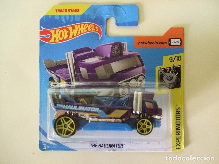 Carros em escala Hot Wheels: THE HAULINATOR - HOT WHEELS MATTEL EXPERIMOTORS 2019 - COCHE CAMI&Oacute;N TRUCK AUTO TRACK STARS