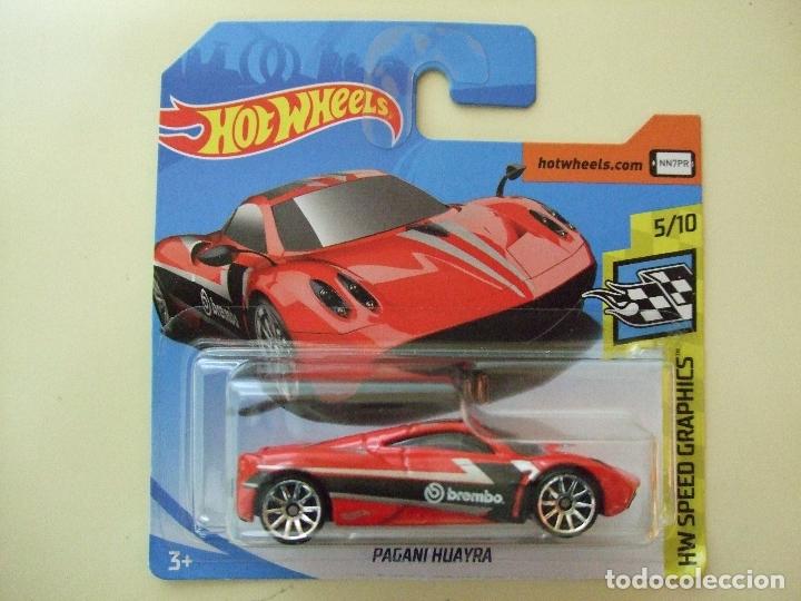 Carros em escala Hot Wheels: PAGANI HUAYRA BREMBO - HOT WHEELS MATTEL HW SPEED GRAPHICS 2019 ESCALA 1:64 - COCHE AUTOM&Oacute;VIL AUTO