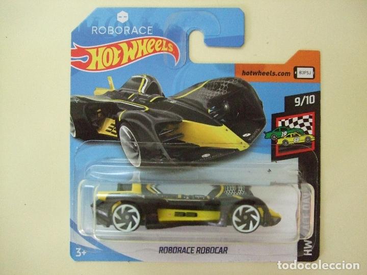Carros em escala Hot Wheels: ROBORACE ROBOCAR - HOT WHEELS MATTEL HW RACE DAY 2019 ESCALA 1:64 - COCHE ROBOT AUTOM&Oacute;VIL