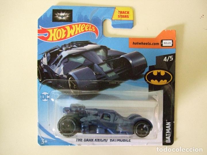 Carros em escala Hot Wheels: THE DARK KNIGHT BATMOBILE BATMAN BATM&Oacute;VIL HOT WHEELS 2019 DC COMICS - ESCALA 1:64 COCHE TRACK STARS