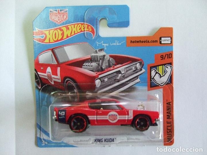 Model cars Hot Wheels: KING KUDA URBAN OUTLAW MAGNUS WALKER - HOT WHEELS MATTEL HW MUSCLE MANIA 2019 ESCALA 1:64 - COCHE
