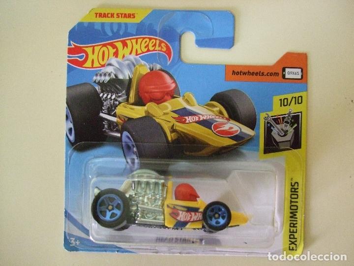 Carros em escala Hot Wheels: HEAD STARTER HOT WHEELS MATTEL TREASURE T-HUNT EXPERIMOTORS 2019 ESCALA 1:64 COCHE AUTO TRACK STARS