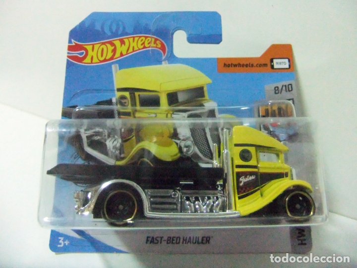 Carros em escala Hot Wheels: FAST-BED HAULER - HOT WHEELS MATTEL TREASURE T-HUNT HW METRO 2019 ESCALA 1:64 - COCHE CAMI&Oacute;N TRUCK