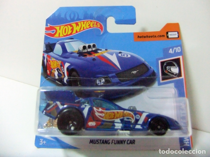 Coches a escala Hot Wheels: MUSTANG FUNNY CAR - HOT WHEELS MATTEL HW RACE TEAM 4/10 2019 ESCALA 1:64 - COCHE FORD AUTO