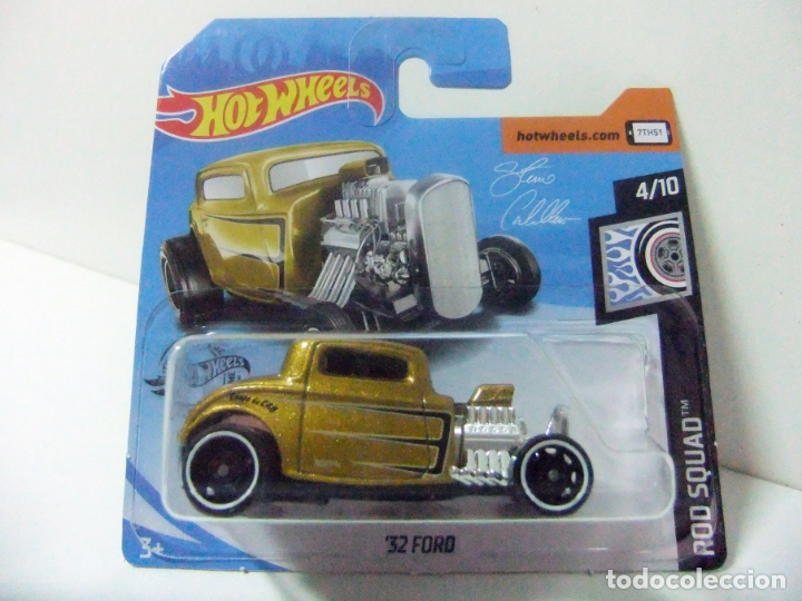Coches a escala Hot Wheels: &acute;32 FORD 1932 - HOT WHEELS MATTEL HW ROD SQUAD 4/10 A&Ntilde;O 2019 ESCALA 1:64 - COCHE HOT ROD AUTOM&Oacute;VIL