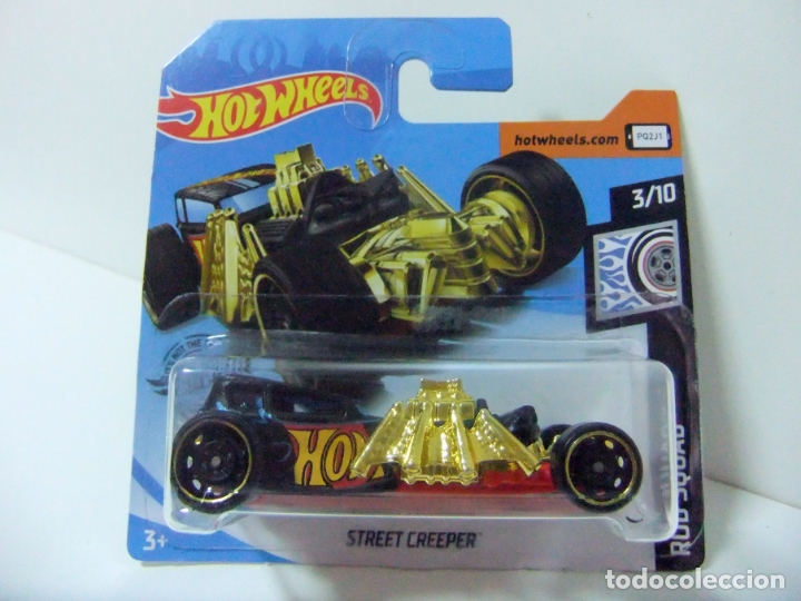 Coches a escala Hot Wheels: STREET CREEPER - HOT WHEELS MATTEL HW ROD SQUAD 2019 ESCALA 1:64 - COCHE HOT ROD AUTOM&Oacute;VIL AUTO