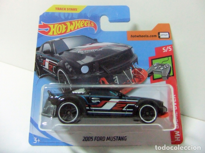 Model cars Hot Wheels: 2005 FORD MUSTANG - HOT WHEELS MATTEL HW GAME OVER 5/5 2019 TRACK STARS ESCALA 1:64 COCHE MINIATURA