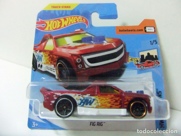 Model cars Hot Wheels: FIG RIG - HOT WHEELS MATTEL HW RIDE-ONS 2018 ESCALA 1:64 COCHE AUTOM&Oacute;VIL PICK-UP PICKUP TRACK STARS