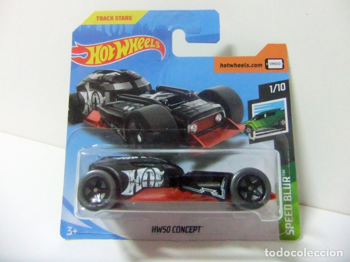 Model cars Hot Wheels: HW50 CONCEPT - HOT WHEELS MATTEL HW SPEED BLUR 1/10 2019 - ESCALA 1:64 COCHE AUTOM&Oacute;VIL TRACK STARS