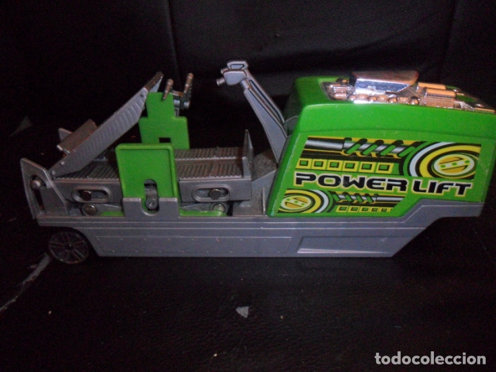 Coches a escala Hot Wheels: ELEVADOR Y REMOLQUE PARA COCHES POWER LIFT - MARCA: MATTEL 2003 HOT WHEELS - METAL Y PLASTICO