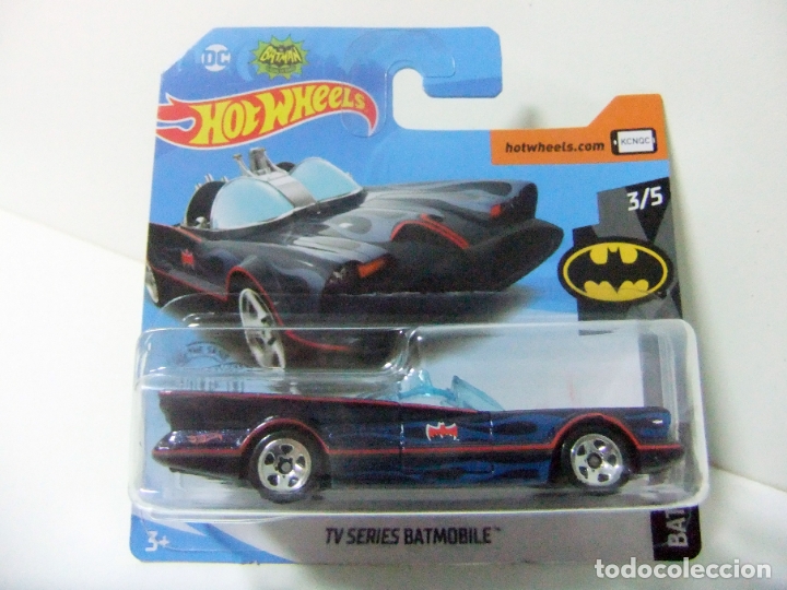 Carros em escala Hot Wheels: TV SERIES BATMOBILE BATM&Oacute;VIL - HOT WHEELS MATTEL BATMAN 3/5 2019 DC COMICS ESCALA 1:64 COCHE COMIC
