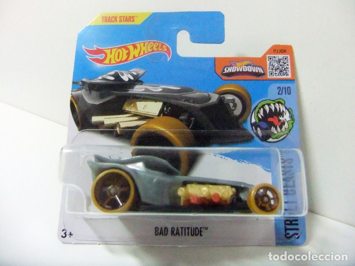 Model cars Hot Wheels: BAD RATITUDE - HOT WHEELS MATTEL STREET BEASTS 2/10 A&Ntilde;O 2016 - COCHE AUTO HW TRACK STARS ANIMAL