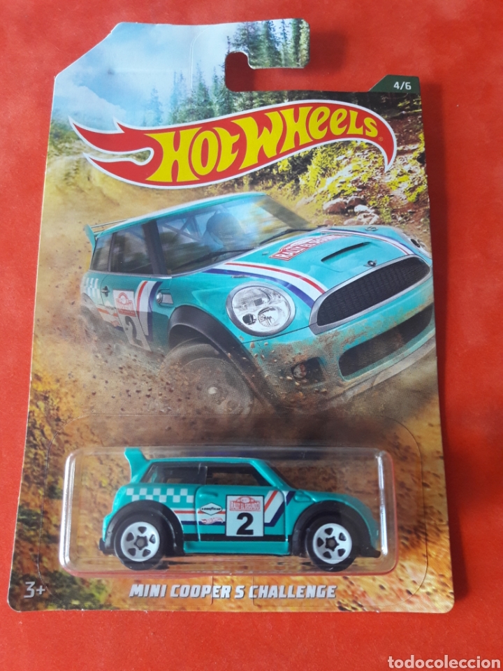 Coches a escala Hot Wheels: HOT WHEELS MINI COOPER S CHALLENGE RALLYE - Foto 1