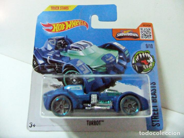 Model cars Hot Wheels: TURBOT - HOT WHEELS MATTEL TRACK STARS HW STREET BEASTS 9/10 A&Ntilde;O 2016 ESCALA 1:64 - COCHE AUTO
