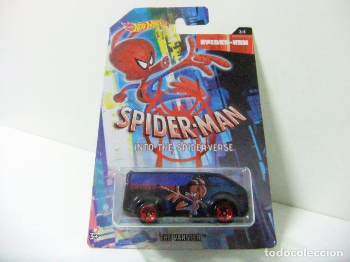 Model cars Hot Wheels: THE VANSTER - HOT WHEELS MARVEL SPIDERMAN INTO THE SPIDER-VERSE 3/6 - ESCALA 1:64 COCHE SPIDER-HAM