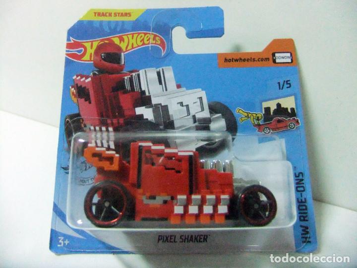 Model cars Hot Wheels: PIXEL SHAKER - HOT WHEELS MATTEL HW RIDE-ONS 1/5 A&Ntilde;O 2020 ESCALA 1:64 - COCHE TRACK STARS