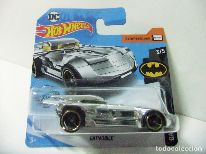 Carros em escala Hot Wheels: BATMOBILE - HOT WHEELS MATTEL BATMAN 3/5 A&Ntilde;O 2020 - AUTOM&Oacute;VIL COCHE 1:64 CROMADO DC COMICS BATM&Oacute;VIL