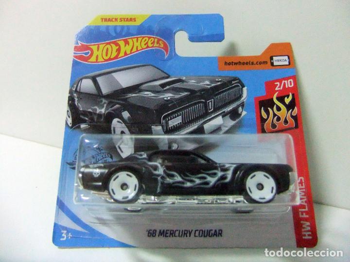 Model cars Hot Wheels: &acute;68 MERCURY COUGAR 1968 - HOT WHEELS MATTEL HW FLAMES 2019 ESCALA 1:64 - COCHE AUTOM&Oacute;VIL FORD