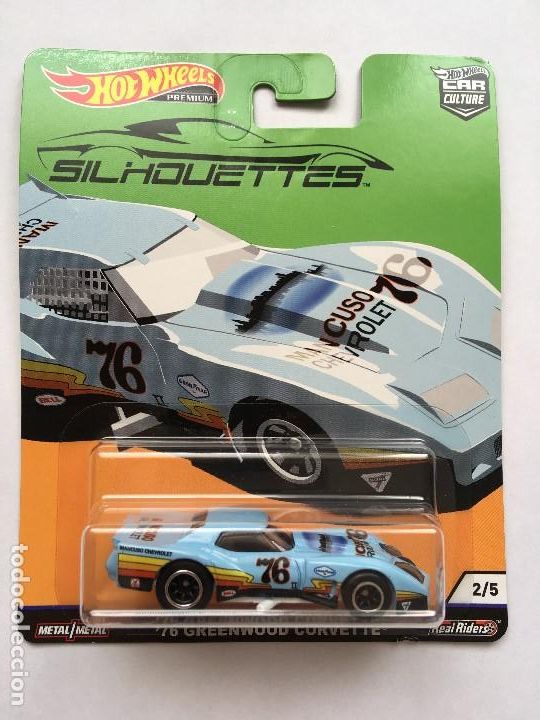 Model cars Hot Wheels: HOT WHEELS 76 GREENWOOD CORVETTE (CAR CULTURE)