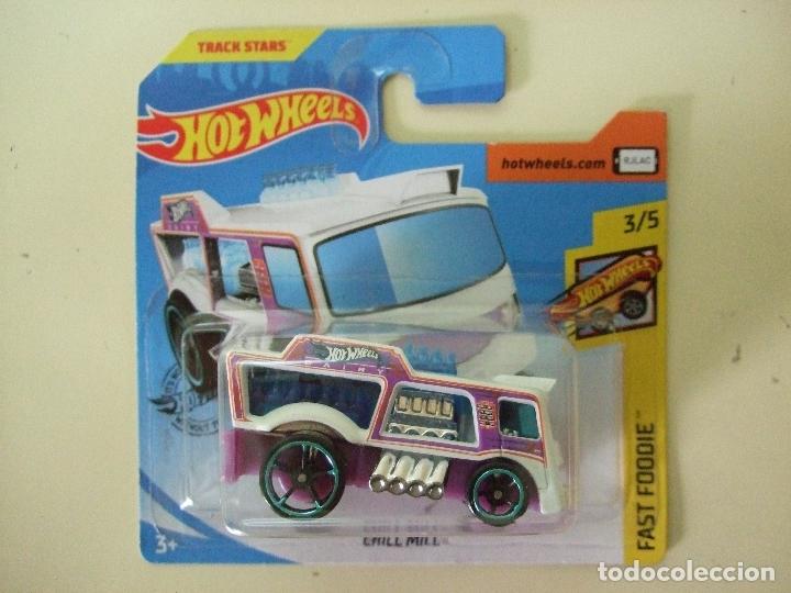 Model cars Hot Wheels: CHILL MILL - HOT WHEELS MATTEL TRACK STARS HW FAST FOODIE 3/5 A&Ntilde;O 2020 - COCHE FURG&Oacute;N FOOD