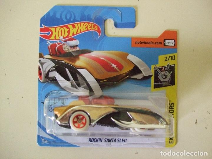 Carros em escala Hot Wheels: ROCKIN&acute; SANTA SLED - HOT WHEELS MATTEL HW EXPERIMOTORS 2020 ESCALA 1:64 - COCHE TRINEO CLAUS NAVIDAD
