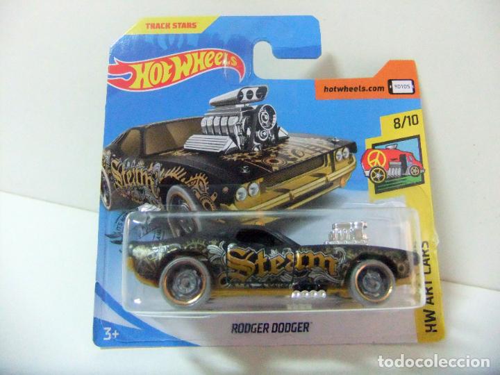 Model cars Hot Wheels: RODGER DODGER - HOT WHEELS MATTEL HW ART CARS 2020 R STEAM - ESCALA 1:64 COCHE JUGUETE TRACK STARS