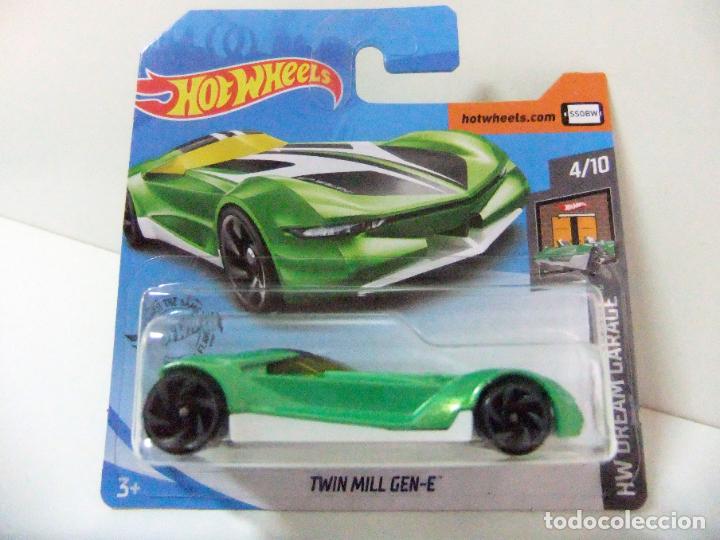 Model cars Hot Wheels: TWIN MILL GEN-E - HOT WHEELS MATTEL HW DREAM GARAGE 2020 4/10 - ESCALA 1:64 COCHE JUGUETE VERDE