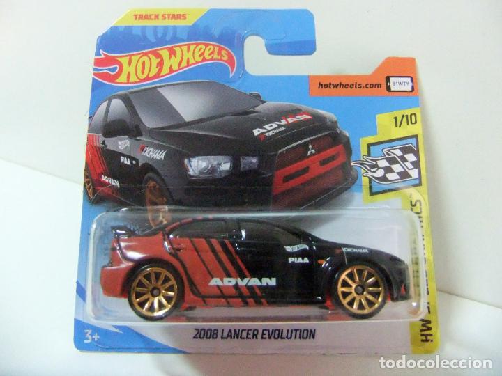 Model cars Hot Wheels: 2008 LANCER EVOLUTION MITSUBISHI - HOT WHEELS HW SPEED GRAPHICS 2020 ESCALA 1:64 COCHE TRACK STARS