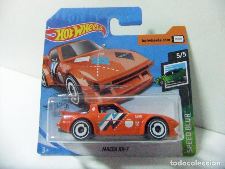 Model cars Hot Wheels: MAZDA RX-7 RX7 - HOT WHEELS MATTEL SPEED BLUR A&Ntilde;O 2020 5/5 ESCALA 1:64 COCHE AUTO MINIATURA JUGUETE