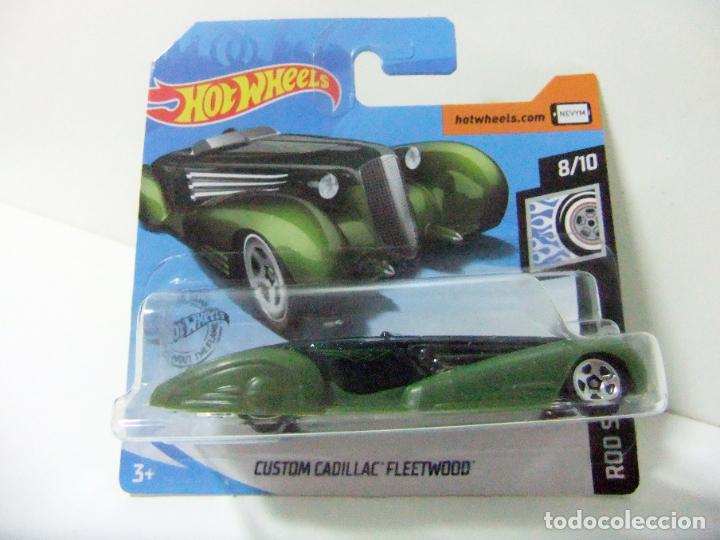 Carros em escala Hot Wheels: CUSTOM CADILLAC FLEETWOOD - HOT WHEELS ROD SQUAD 8/10 2020 ESCALA 1:64 COCHE ROADSTER 1934 ART DECO