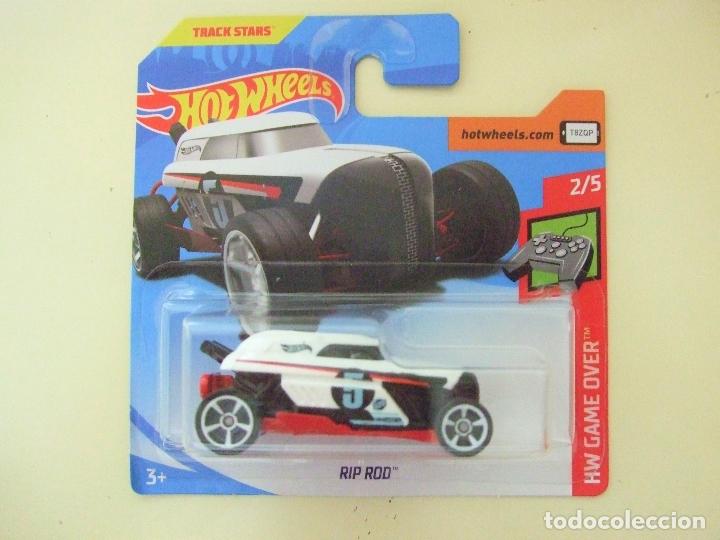 Model cars Hot Wheels: RIP ROD - HOT WHEELS MATTEL HW GAME OVER 2/5 TRACK STARS 2019 ESCALA 1:64 - COCHE HOT  CUSTOM AUTO