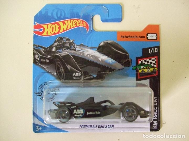 Model cars Hot Wheels: FORMULA E GEN 2 CAR - HOT WHEELS HW RACE DAY 2020 ESCALA 1:64 - COCHE EL&Eacute;CTRICO ABB JULIUS B&Auml;R